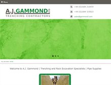 Tablet Screenshot of gammond.com